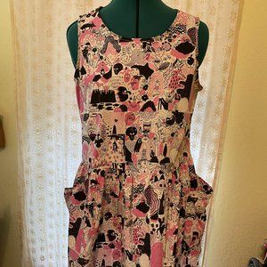 Nooworks Big Pocket Dress in Jay Howell Halloween Print *LIMITED EDITION*